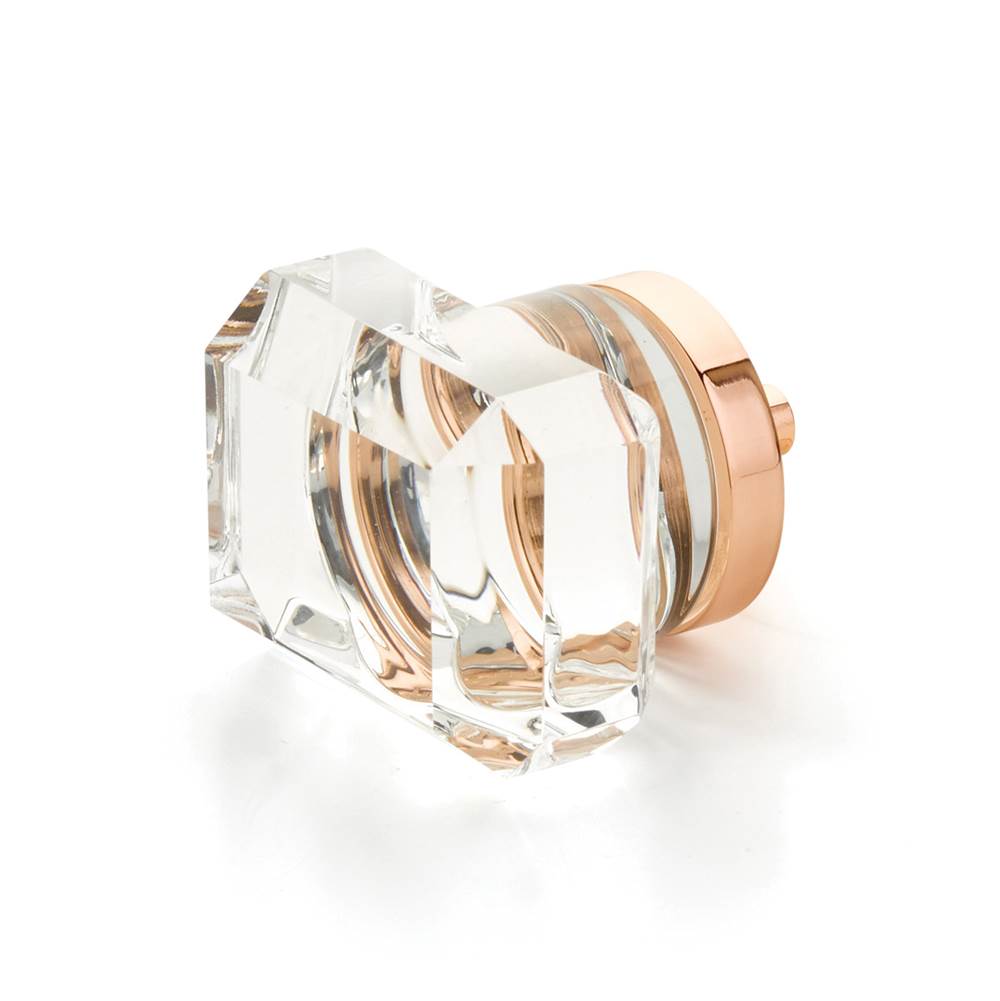 Schaub And Company City Lights Rectangular Glass Knob