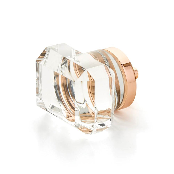 Schaub And Company City Lights Rectangular Glass Knob