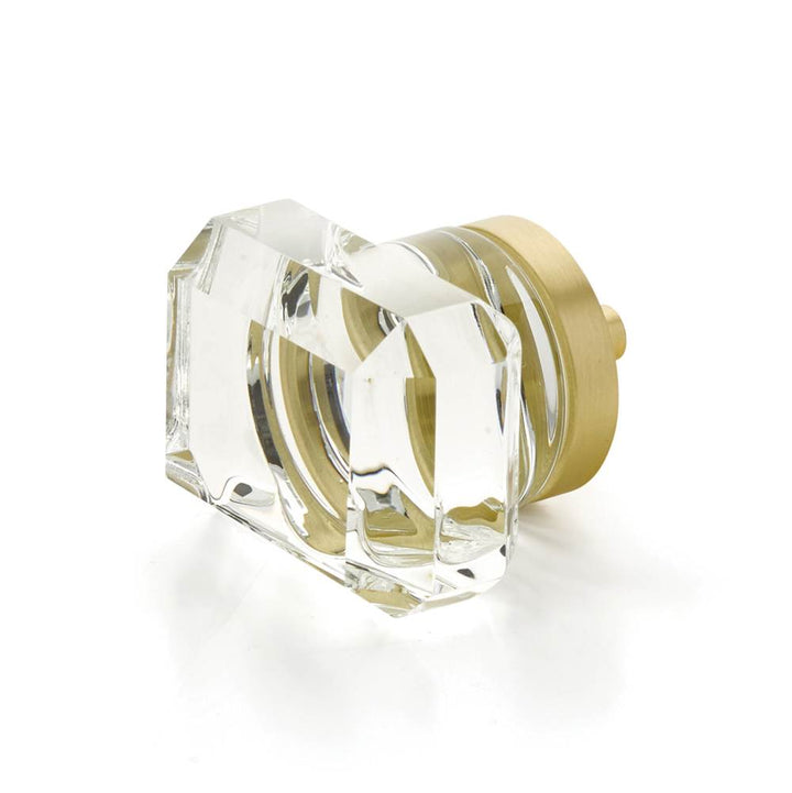 Schaub And Company City Lights Rectangular Glass Knob