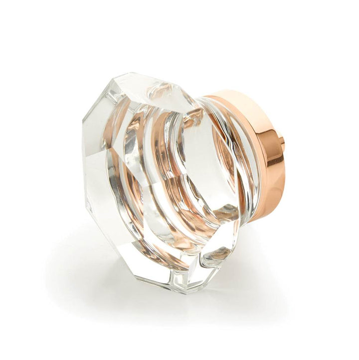 Schaub And Company City Lights Faceted Dome Glass Knob