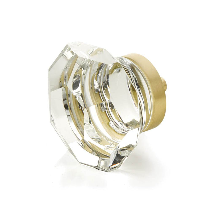 Schaub And Company City Lights Faceted Dome Glass Knob
