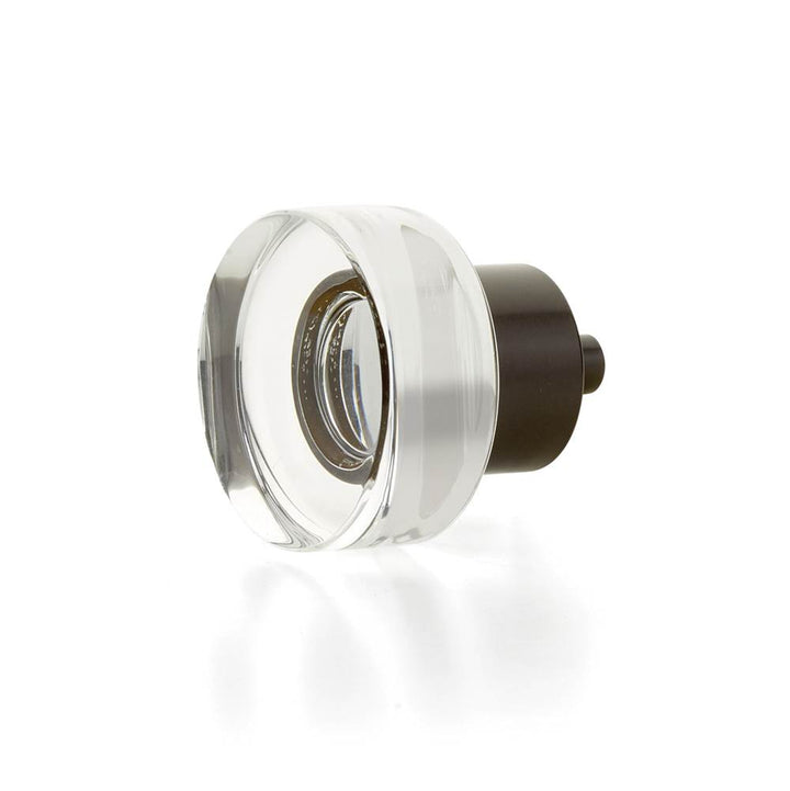 Schaub And Company City Lights Round Disc Glass Knob
