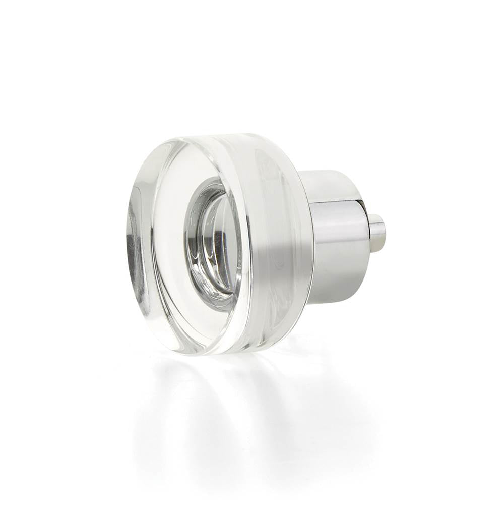 Schaub And Company City Lights Round Disc Glass Knob