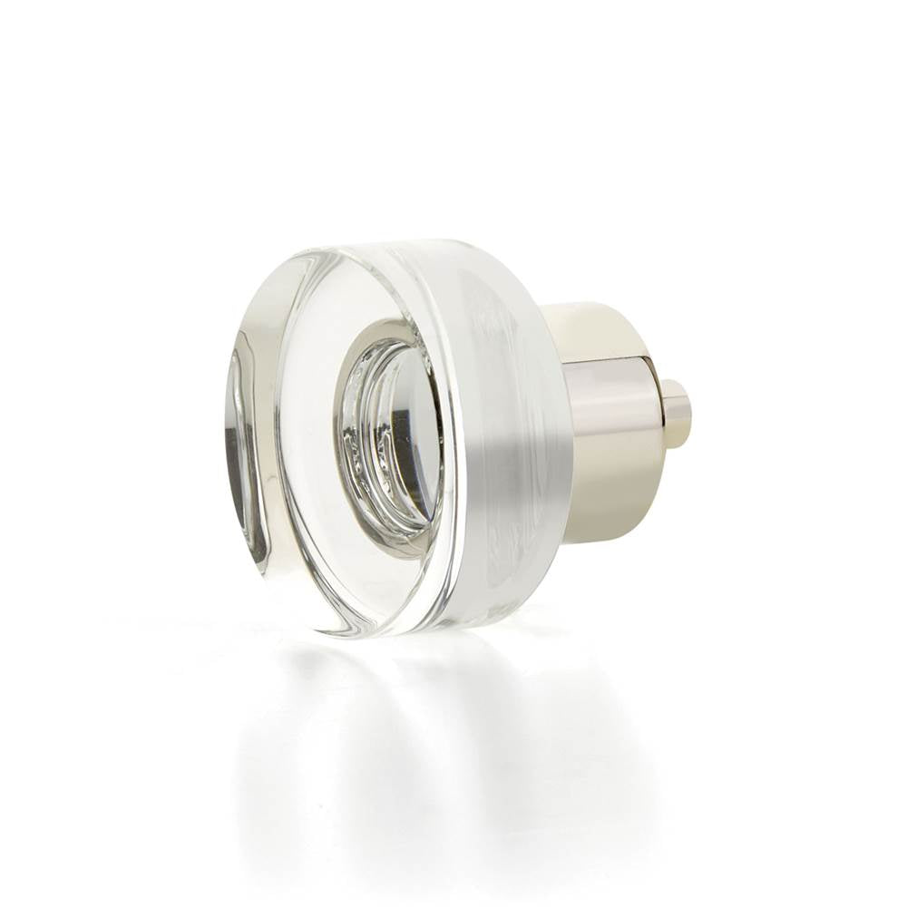 Schaub And Company City Lights Round Disc Glass Knob