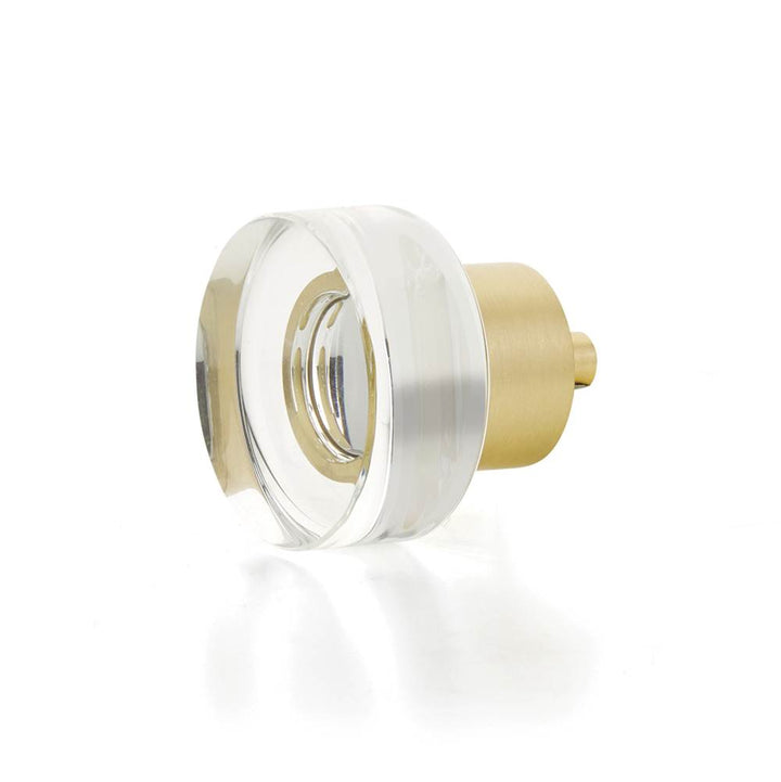 Schaub And Company City Lights Round Disc Glass Knob