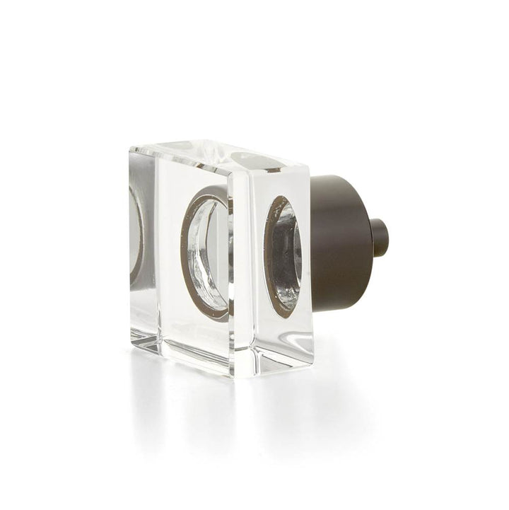 Schaub And Company City Lights Square Glass Knob