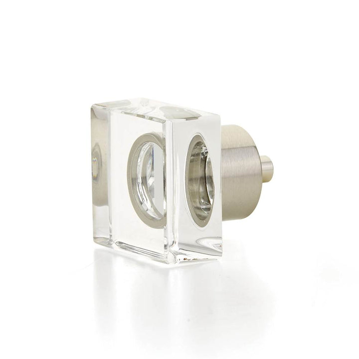 Schaub And Company City Lights Square Glass Knob