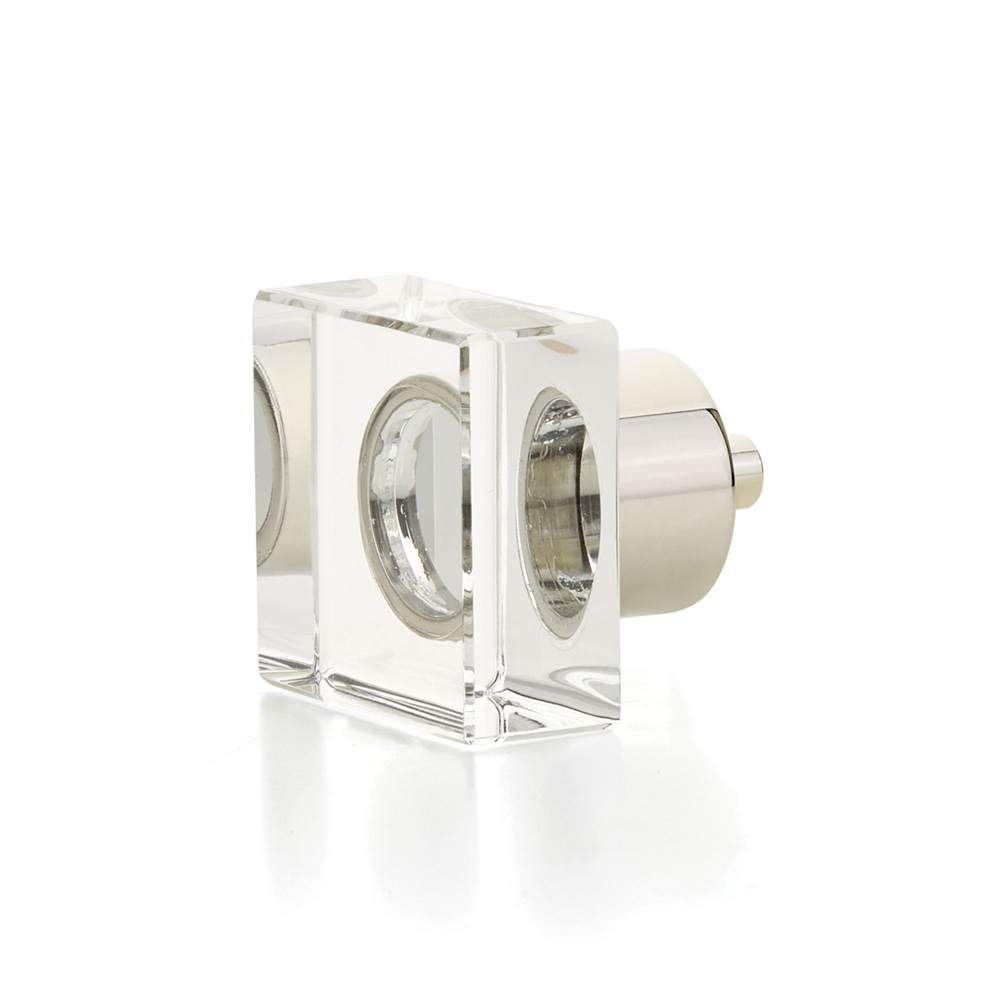 Schaub And Company City Lights Square Glass Knob