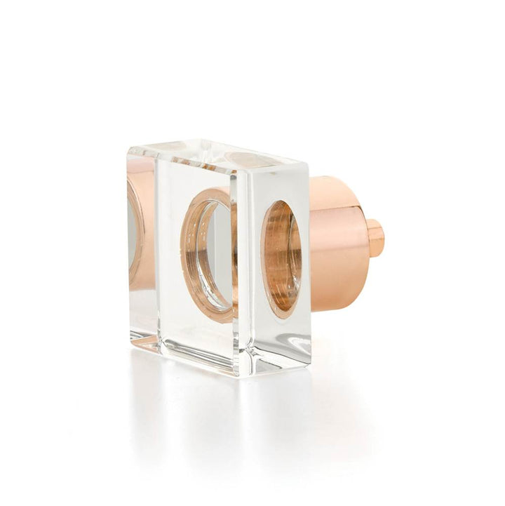 Schaub And Company City Lights Square Glass Knob