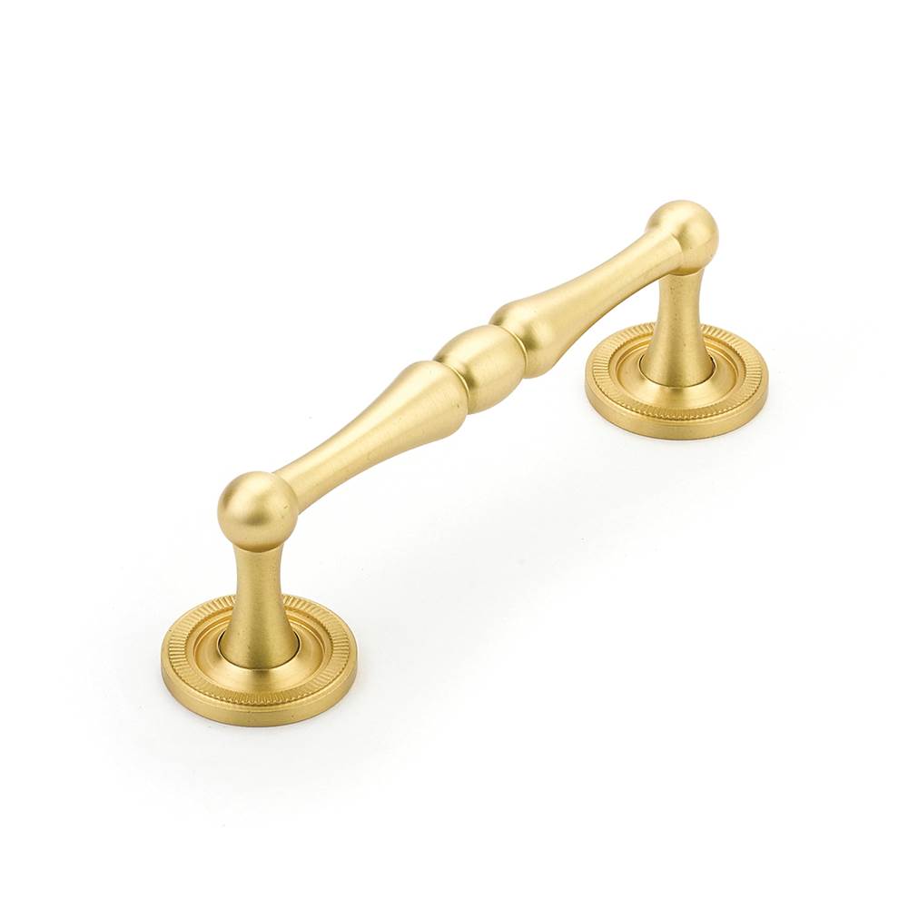 Schaub And Company Atherton Pull Knurled Footplate