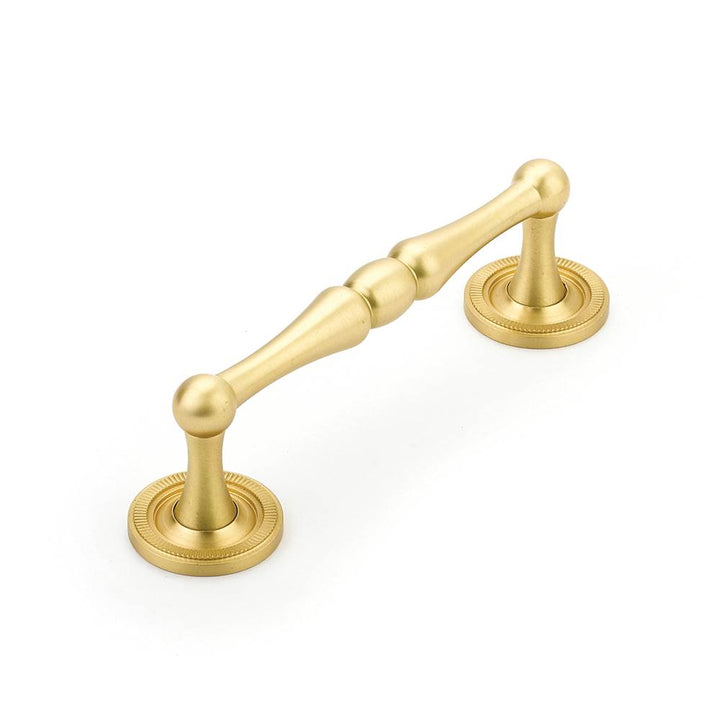 Schaub And Company Atherton Pull Knurled Footplate