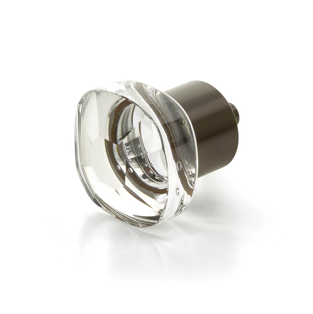 Schaub And Company City Lights Soft Square Glass Knob