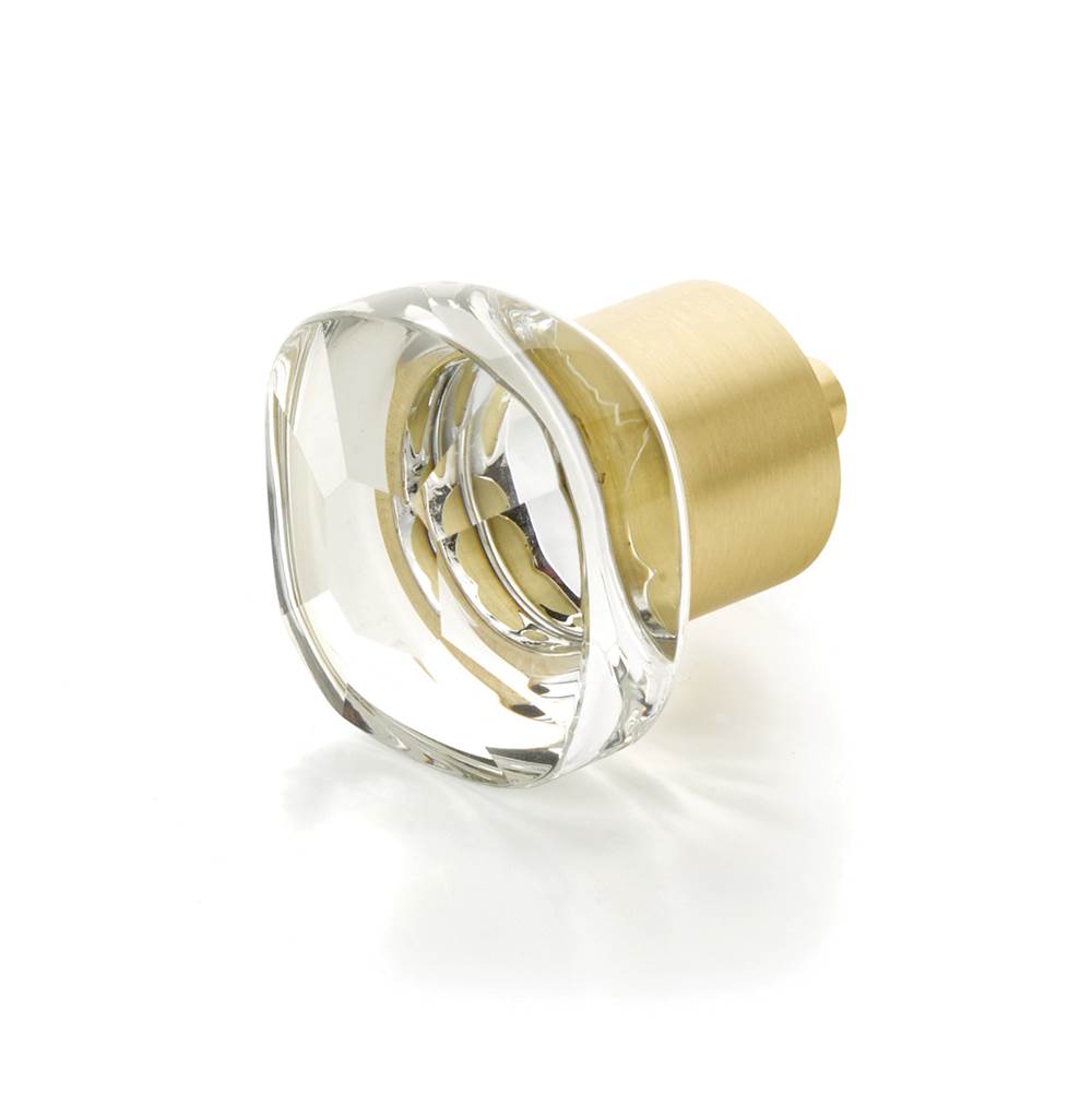 Schaub And Company City Lights Soft Square Glass Knob