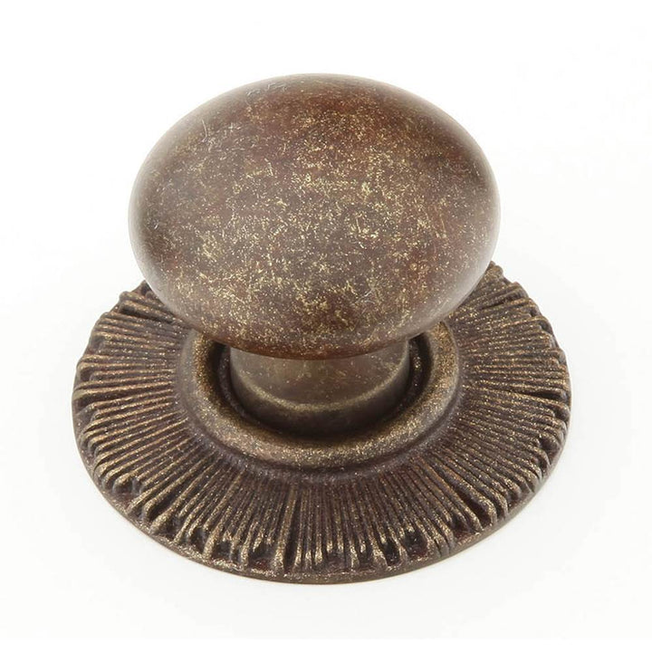 Schaub And Company Sunburst Knob with backplate