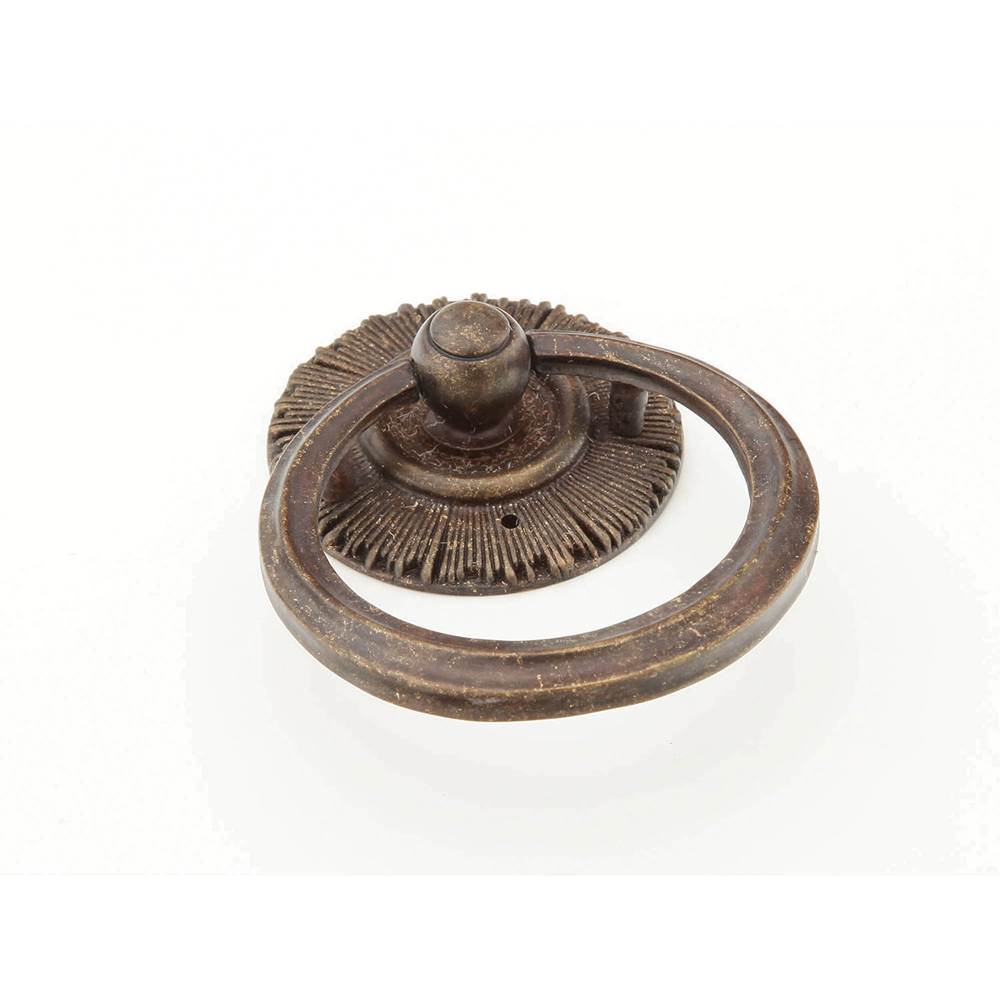 Schaub And Company Sunburst Ring Pull with Backplate