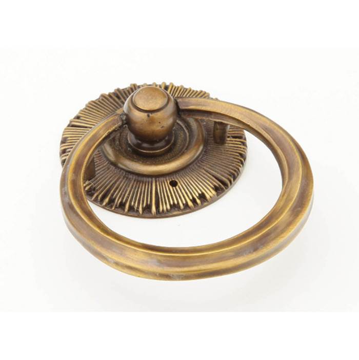 Schaub And Company Sunburst Ring Pull with Backplate