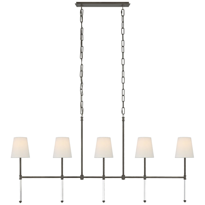 Visual Comfort Signature Camille Linear Chandelier (view 2)