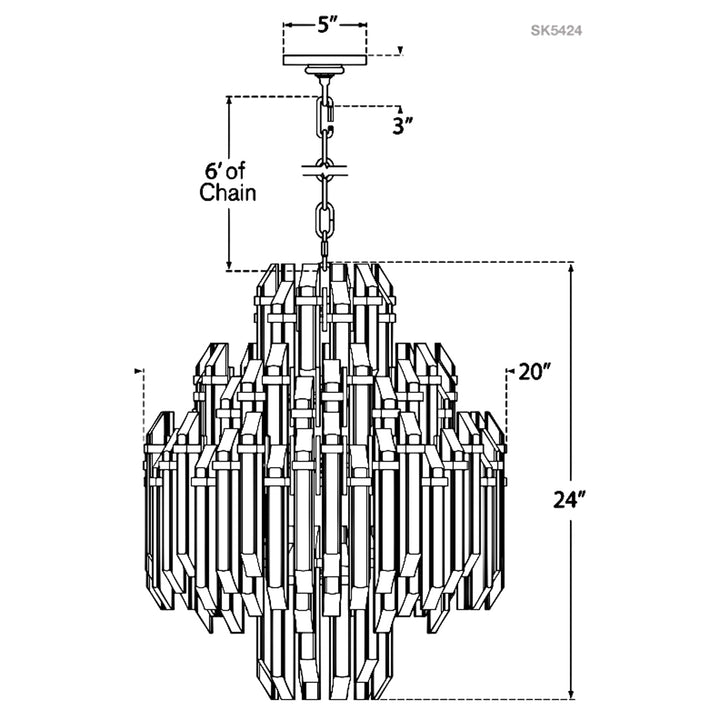 Visual Comfort Signature Adele Chandelier