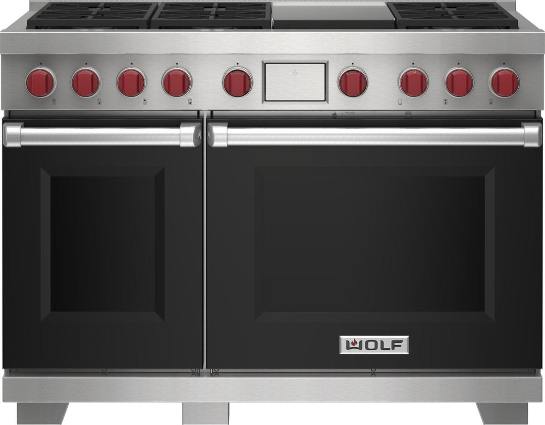 Wolf Dual Fuel Range Burners And Infrared Griddle