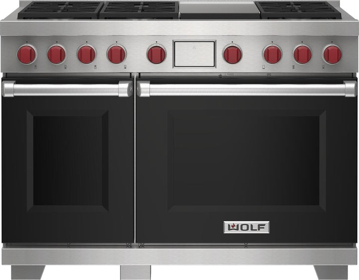 Wolf Dual Fuel Range Burners And Infrared Griddle