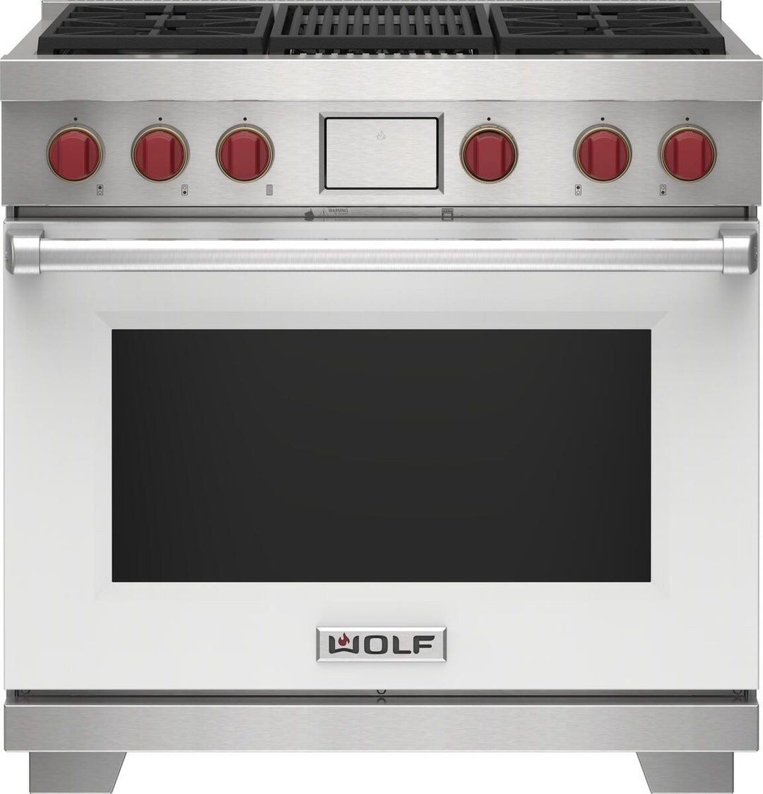 Wolf Dual Fuel Range Burners with Infrared Charbroiler