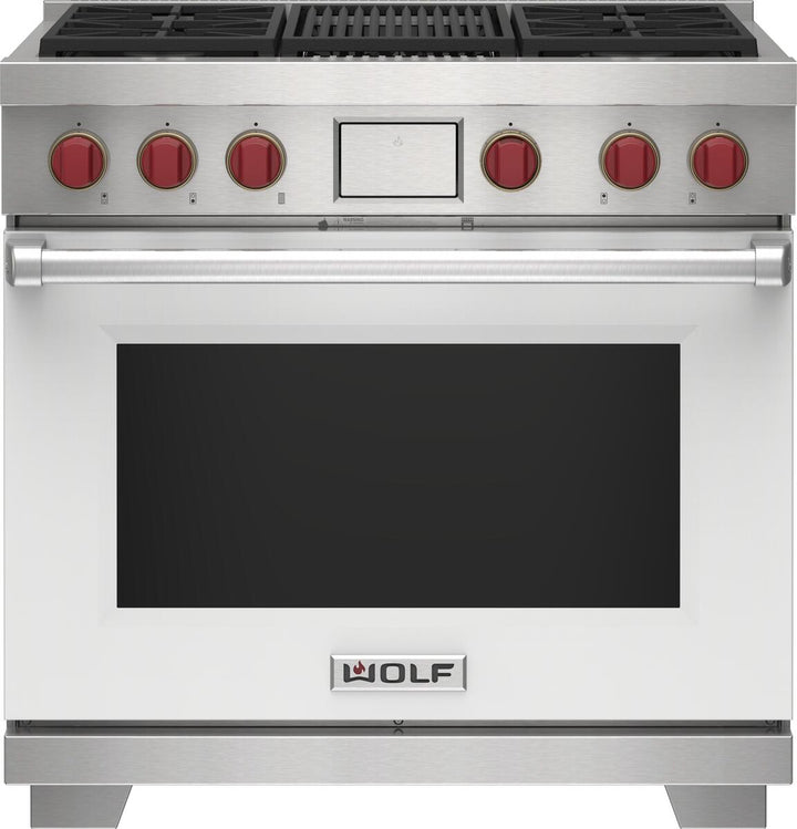 Wolf Dual Fuel Range Burners with Infrared Charbroiler