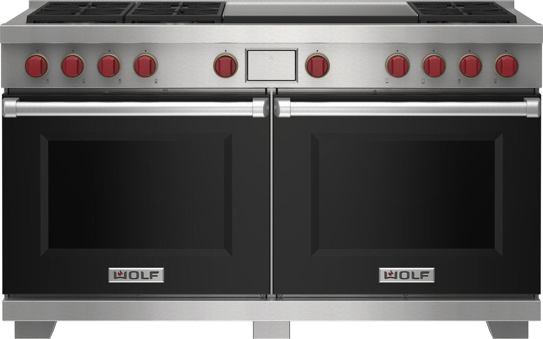 Wolf Dual Fuel Range Burners And Infrared Dual Griddle