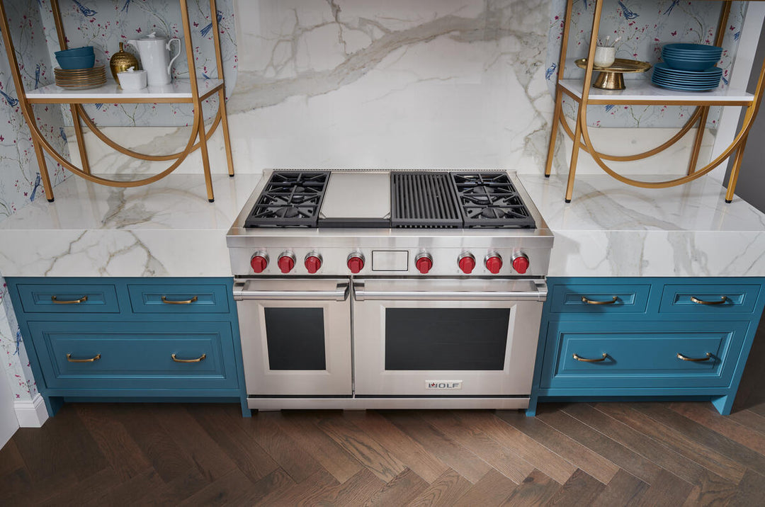 Wolf Dual Fuel Range Burners Infrared Charbroiler And Infrared Griddle