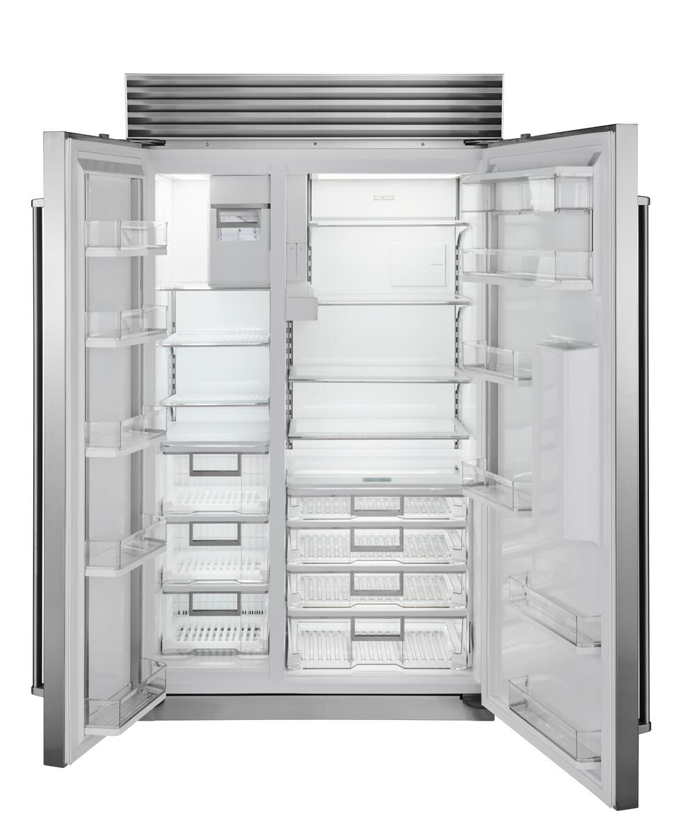 Sub-Zero 48" Built-in Refrigerator Side-by-side With External Ice &  Water Dispenser