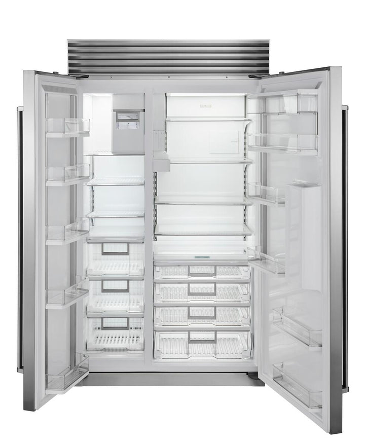 Sub-Zero 48" Built-in Refrigerator Side-by-side With External Ice &  Water Dispenser