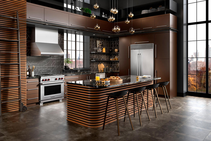 Wolf Dual Fuel Range Burners with Infrared Charbroiler