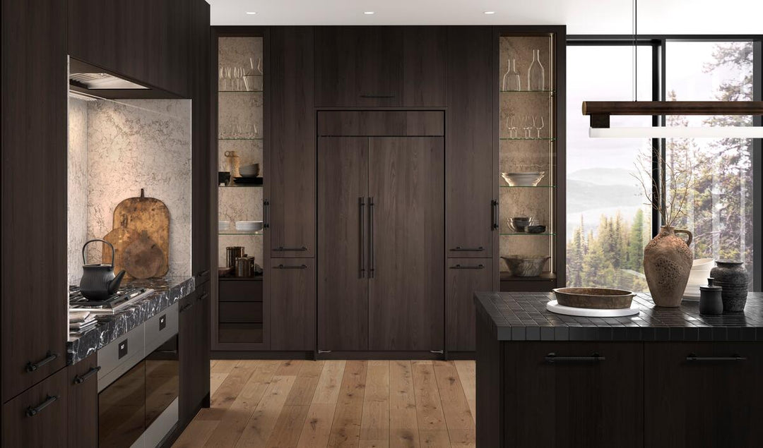 Sub-Zero Refrigerator, 42" Classic Side-by-side Refrigerator/freezer Internal Dispenser Panel Ready