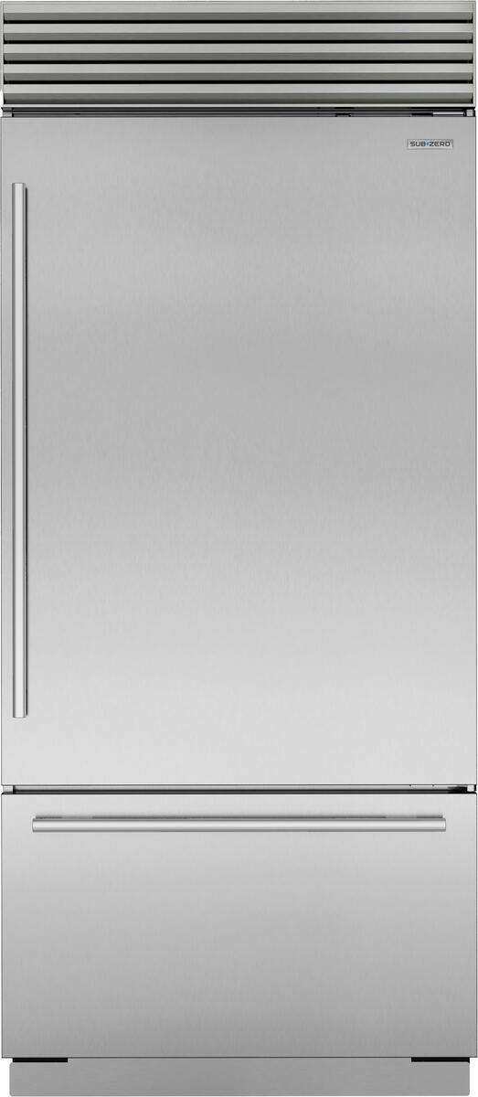 Sub-Zero Refrigerator, 36" Built-in Over-under Stainless Steel