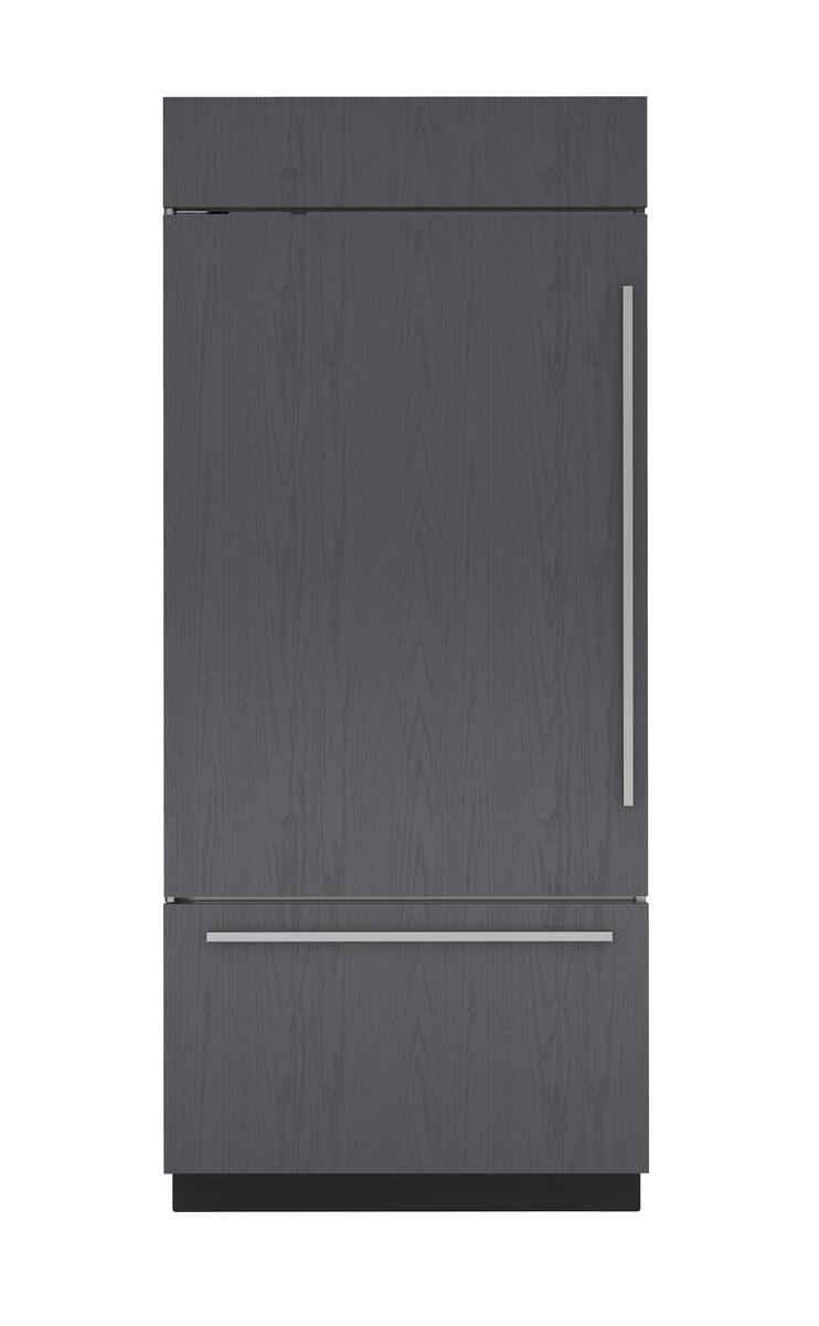 Sub-Zero Refrigerator, 36" Built-in Over-under Internal Dispenser Overlay