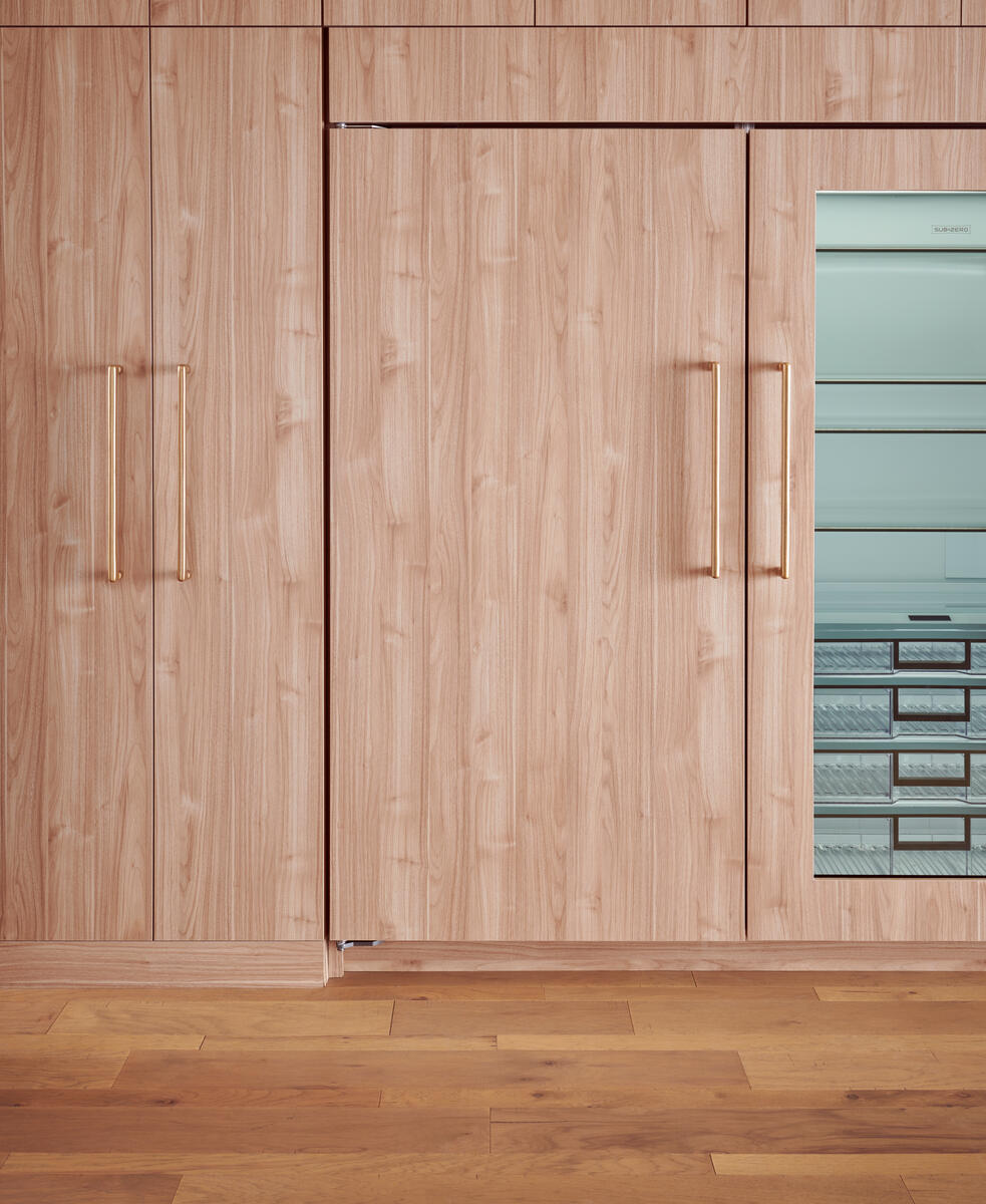 Sub-Zero Freezer, 36" Built-in Freezer Overlay