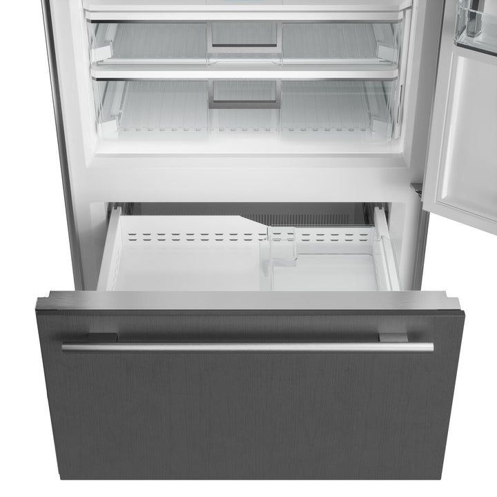 Sub-Zero Refrigerator, 36" Built-in Over-under Internal Dispenser Overlay