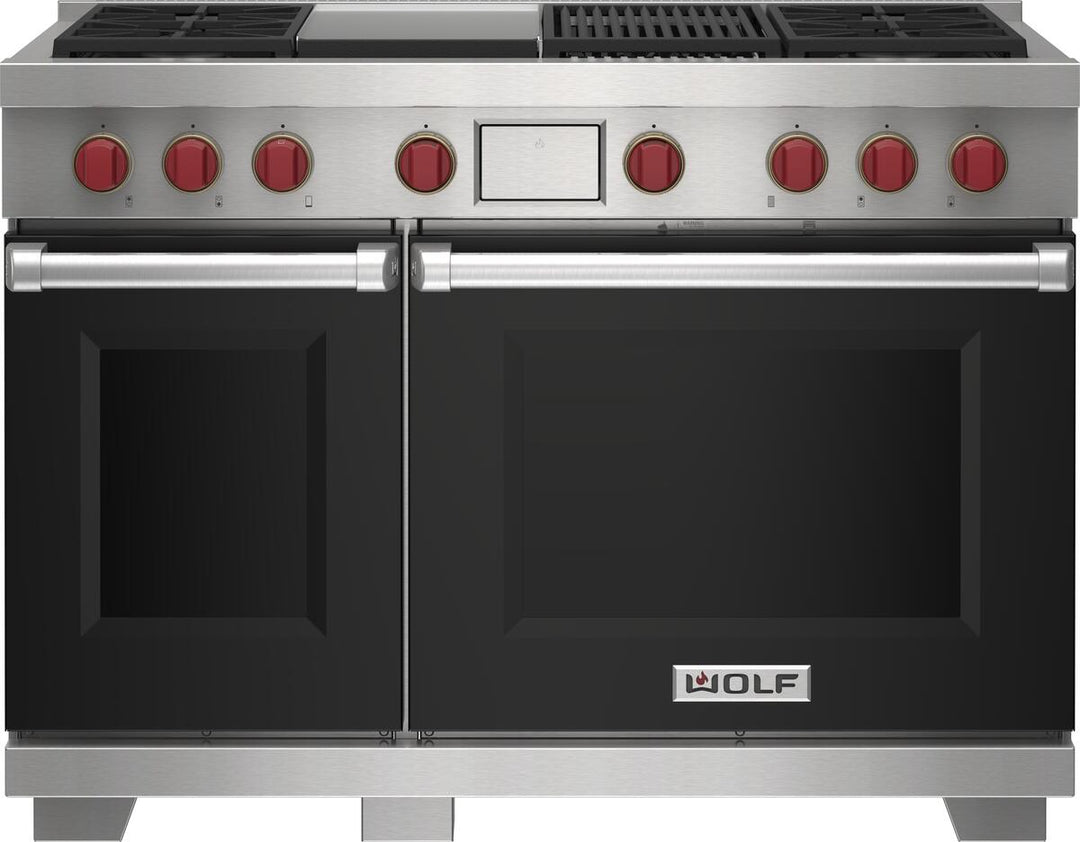 Wolf Dual Fuel Range Burners Infrared Charbroiler And Infrared Griddle