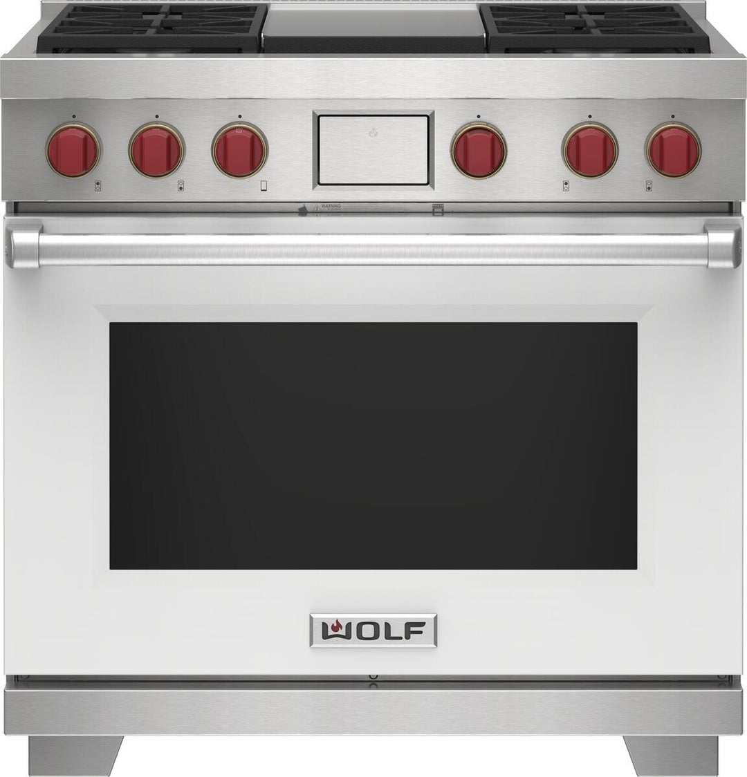 Wolf Dual Fuel Range Burners And Infrared Griddle