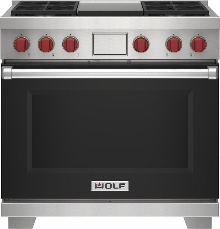 Wolf Dual Fuel Range Burners And Infrared Griddle