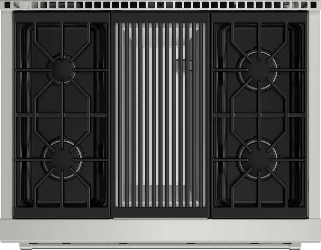 Wolf Gas Range Burners with Charbroiler