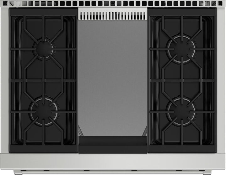 Wolf Gas Range Burners with Griddle