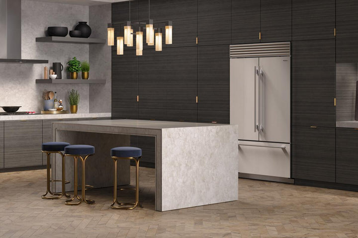 Sub-Zero Refrigerator, 42" Built-in French Door Internal Dispenser Stainless Steel