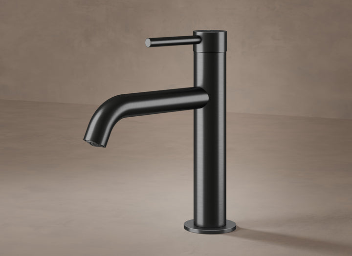MGS Bagno Minimal Single hole Stainless Steel Basin Faucet