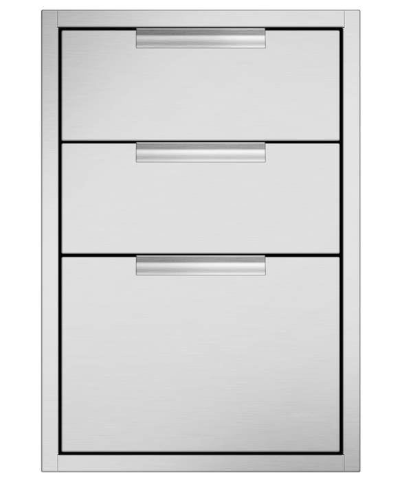 DCS Triple Tower Drawer 20"