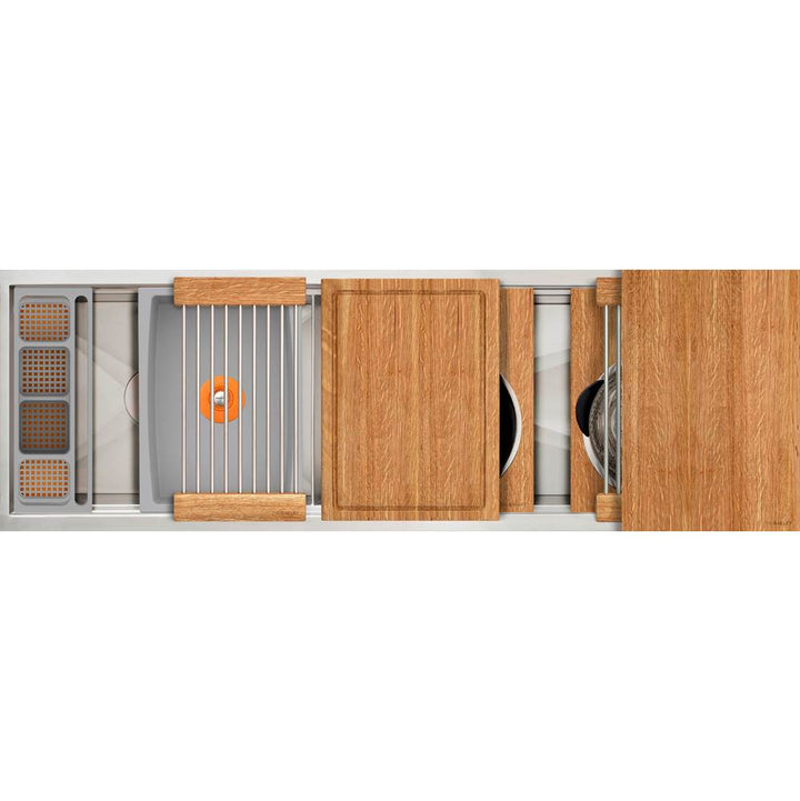 The Galley Ideal Work&WashStation™ 4D with Five Tool Culinary Kit and Four Tool Wash Kit