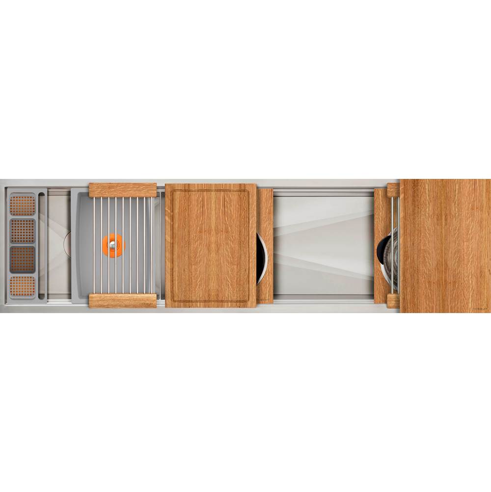 The Galley Ideal Work&WashStation™ 4D with Five Tool Culinary Kit and Four Tool Wash Kit