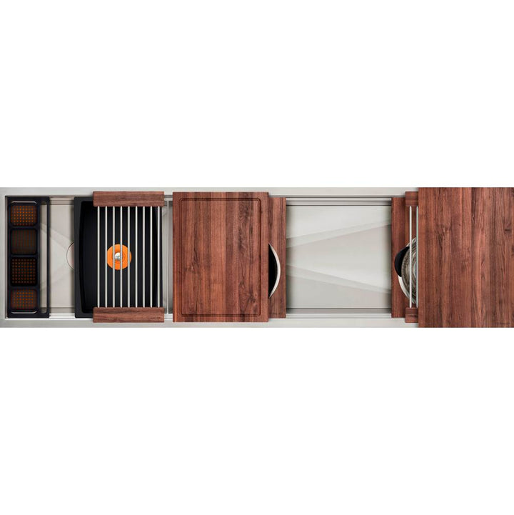 The Galley Ideal Work&WashStation™ 4D with Five Tool Culinary Kit and Four Tool Wash Kit