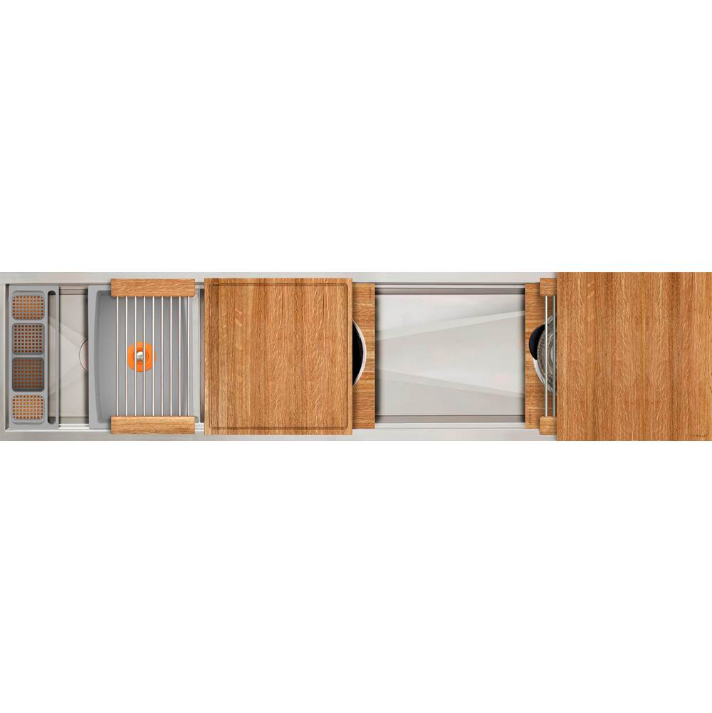 The Galley Ideal Work&WashStation™ 4D with Five Tool Culinary Kit and Four Tool Wash Kit