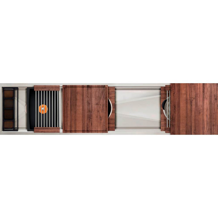 The Galley Ideal Work&WashStation™ 4D with Five Tool Culinary Kit and Four Tool Wash Kit