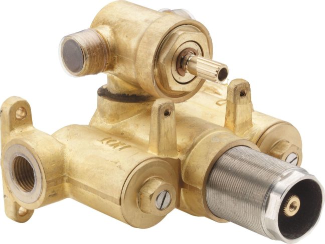 California Faucets StyleTherm 1/2" Thermostatic Rough Valve with Integral Dual Non-Shared Outlets
